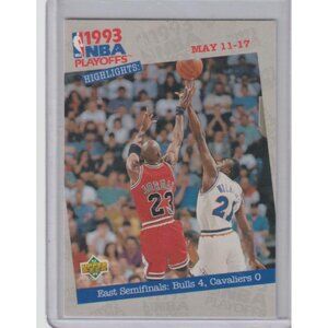 Michael Jordan 1993-94 Upper Deck Playoff Highlights #187